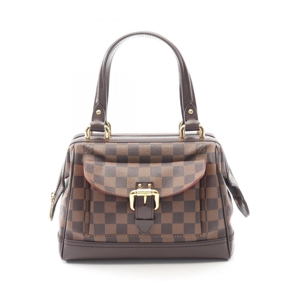 Louis Vuitton Knightsbridge Handbag Canvas Leather Damier Brown
